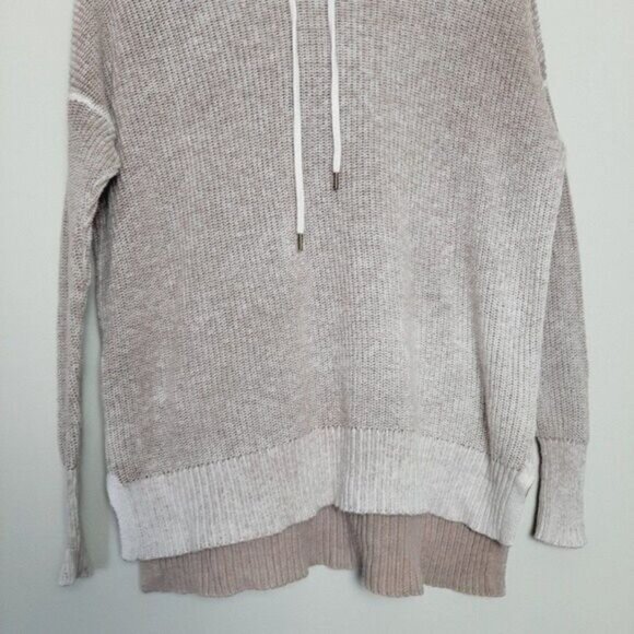 AE Soft Knit Burnout Oversized Hoodie Sweater Sz XS - Picture 4 of 6